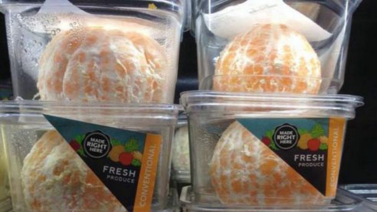 El plástico en los supermercados